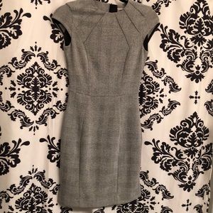 Grey fitted dress from H&M